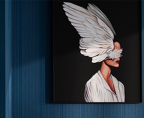 思想·家|复古蓝+跳色黄，精装房也能浪漫高调！