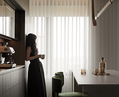 Vika’s home | 深色沉稳与雅致质感的碰撞，清冷高级的多样形态